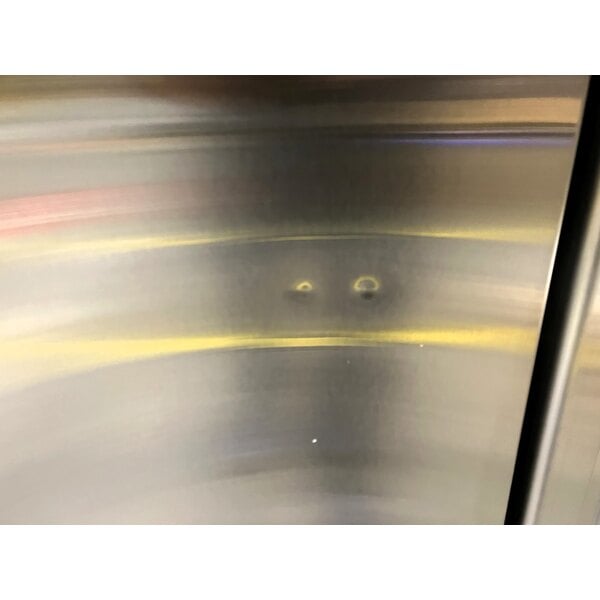 Scratch and Dent Avantco SS-3R-HC 81 5/16" Stainless Steel Solid Door Reach-In Refrigerator