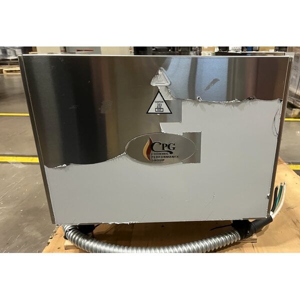 Scratch and Dent Cooking Performance Group Countertop Ventless Impinger Electric Conveyor Oven with 50" Belt - 208V, 1 Phase, 6700W