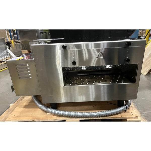 Scratch and Dent Cooking Performance Group Countertop Ventless Impinger Electric Conveyor Oven with 50" Belt - 208V, 1 Phase, 6700W