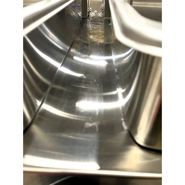 Scratch and Dent Cooking Performance Group EF302 30 lb. Dual Tank Heavy-Duty Electric Countertop Fryer - 208/240V, 8400/11,000W