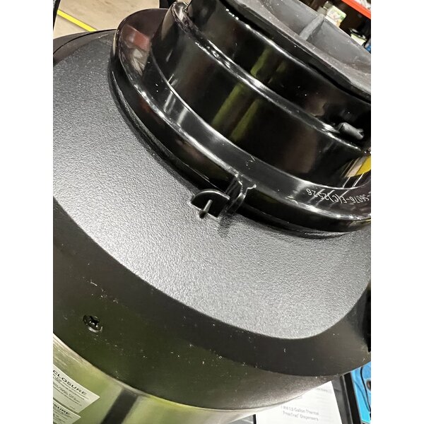 Scratch and Dent Curtis TFT15G FreshTrac 1.5 Gallon Thermal Stainless Steel Coffee Server with Base and Brew Through Lid