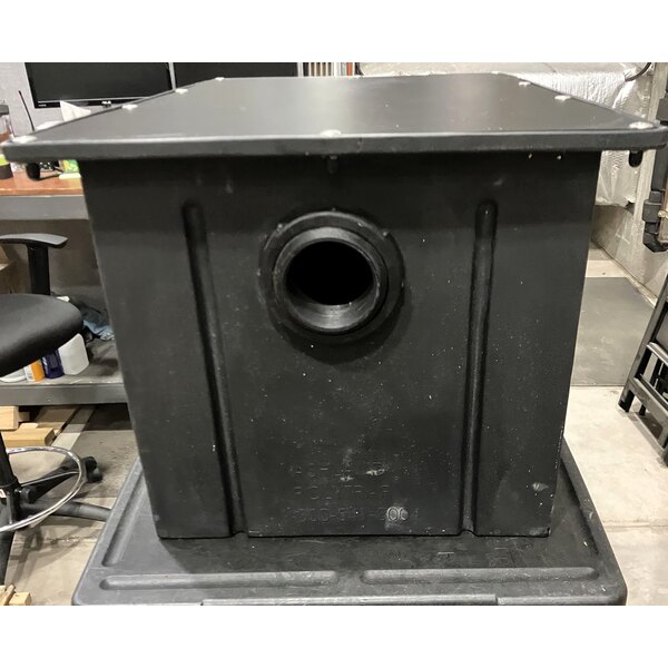 Scratch and Dent Ashland PolyTrap 4835 70 lb. Grease Trap with Threaded Connections