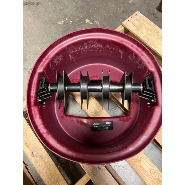 Scratch and Dent San Jamar KA3244 KatchAll Magnetic Flatware Retriever 32 and 44 Gallon Trash Can Lid