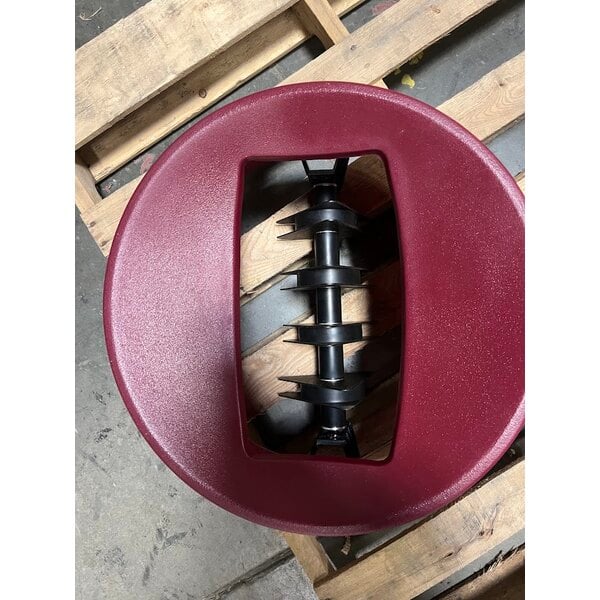 Scratch and Dent San Jamar KA3244 KatchAll Magnetic Flatware Retriever 32 and 44 Gallon Trash Can Lid