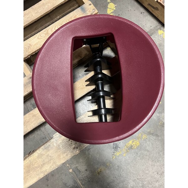 Scratch and Dent San Jamar KA3244 KatchAll Magnetic Flatware Retriever 32 and 44 Gallon Trash Can Lid