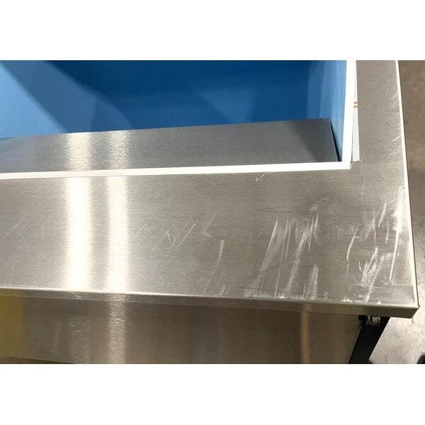 Scratch and Dent Avantco Ice Diamond EBIN50030 30" Stainless Steel Ice Storage Bin - 500 lb.