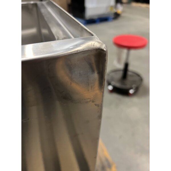 Scratch and Dent Regency 21" x 30" Underbar Ice Bin with 10 Circuit Post-Mix Cold Plate and Bottle Holders - 65 lb.