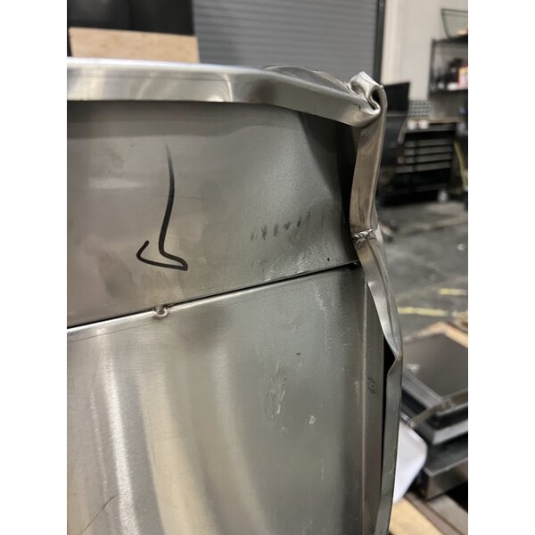 Scratch and Dent Regency 21" x 30" Underbar Ice Bin with 10 Circuit Post-Mix Cold Plate and Bottle Holders - 65 lb.