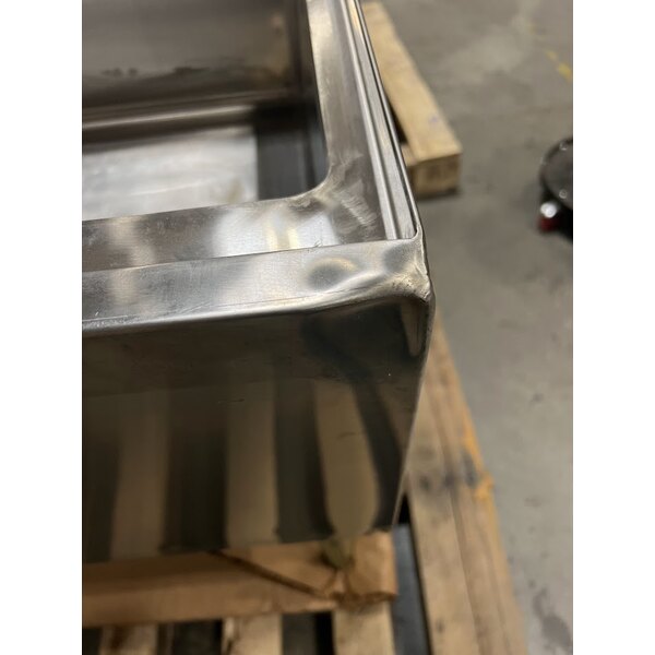 Scratch and Dent Regency 21" x 30" Underbar Ice Bin with 10 Circuit Post-Mix Cold Plate and Bottle Holders - 65 lb.