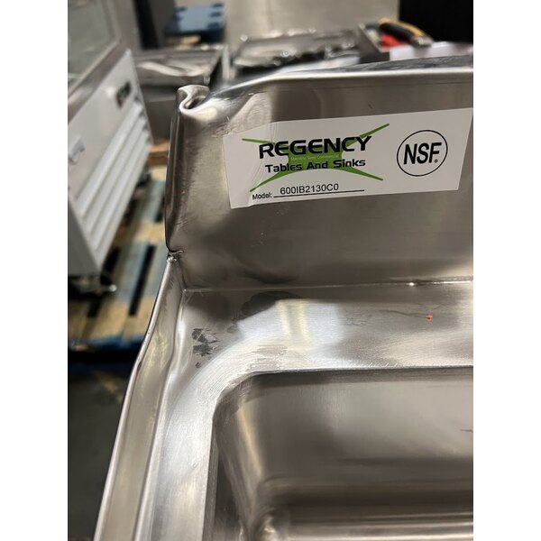 Scratch and Dent Regency 21" x 30" Underbar Ice Bin with 10 Circuit Post-Mix Cold Plate and Bottle Holders - 65 lb.