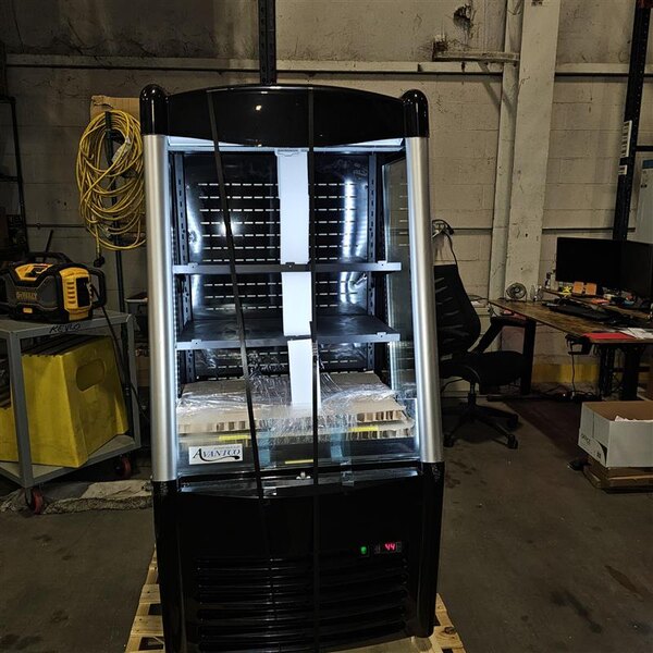 Scratch and Dent Avantco BMAC-26HC 28" Black Vertical Air Curtain Merchandiser - 115V