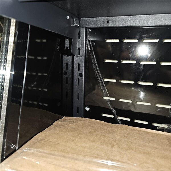 Scratch and Dent Avantco BMAC-26HC 28" Black Vertical Air Curtain Merchandiser - 115V