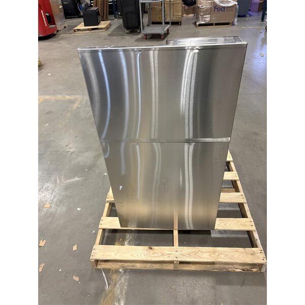 Scratch and Dent Regency Space Saver Single Bowl Hot and Cold Portable Hand Sink Cart with 8" Swivel Gooseneck Faucet