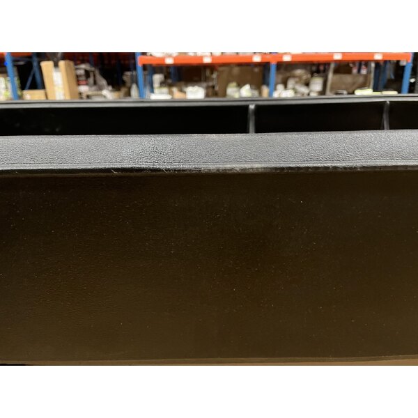 Scratch and Dent Carlisle 660803 Black 6' "Six Star" Open Base Portable Youth Food / Salad Bar