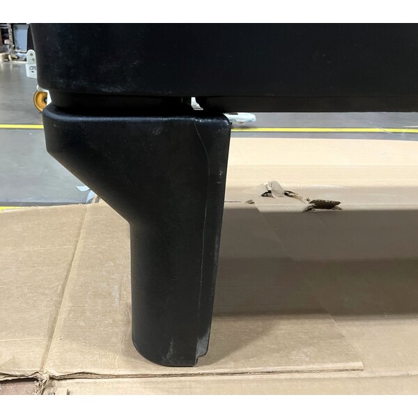 Scratch and Dent Carlisle 660803 Black 6' "Six Star" Open Base Portable Youth Food / Salad Bar