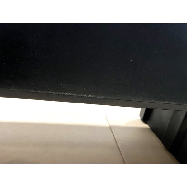 Scratch and Dent Carlisle 660803 Black 6' "Six Star" Open Base Portable Youth Food / Salad Bar