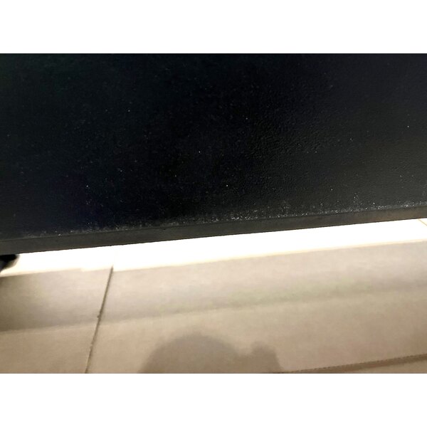 Scratch and Dent Carlisle 660803 Black 6' "Six Star" Open Base Portable Youth Food / Salad Bar