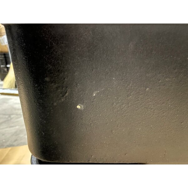 Scratch and Dent Carlisle 660803 Black 6' "Six Star" Open Base Portable Youth Food / Salad Bar