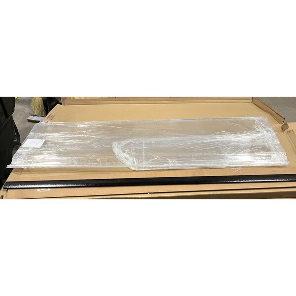 Scratch and Dent Carlisle 660803 Black 6' "Six Star" Open Base Portable Youth Food / Salad Bar