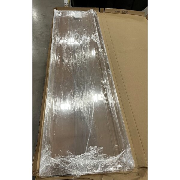 Scratch and Dent Carlisle 660803 Black 6' "Six Star" Open Base Portable Youth Food / Salad Bar