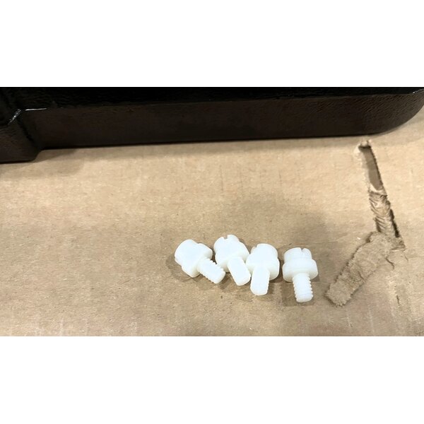 Scratch and Dent Carlisle 660803 Black 6' "Six Star" Open Base Portable Youth Food / Salad Bar