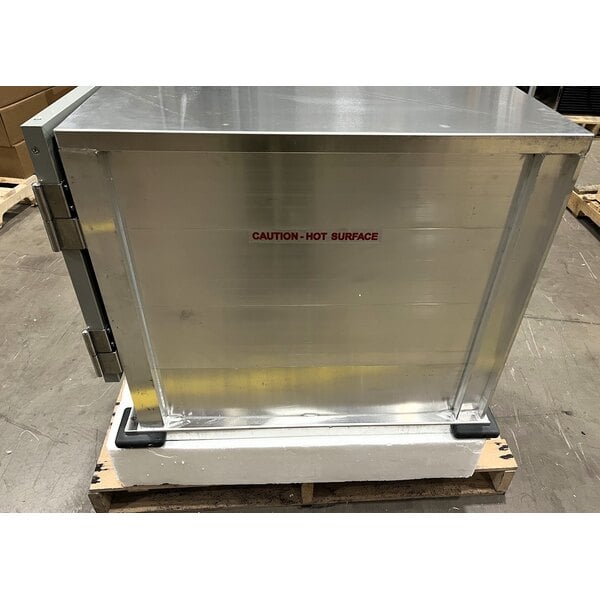 Scratch and Dent MainStreet Equipment HPU-1812 Undercounter Half Size Non-Insulated Heated Holding / Proofing Cabinet with Clear Door - 120V, 1,630W
