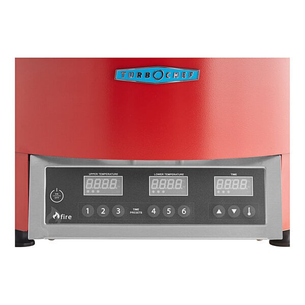 Scratch and Dent TurboChef Fire Red Electric Countertop Ventless Pizza Oven - 208/240V, 1 Phase