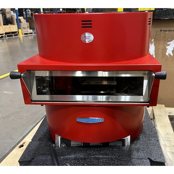 Scratch and Dent TurboChef Fire Red Electric Countertop Ventless Pizza Oven - 208/240V, 1 Phase