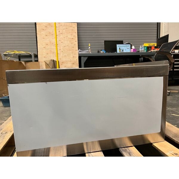 Scratch and Dent Regency 29" 16-Gauge Stainless Steel One Compartment Floor Mop Sink - 24" x 24" x 12" Bowl