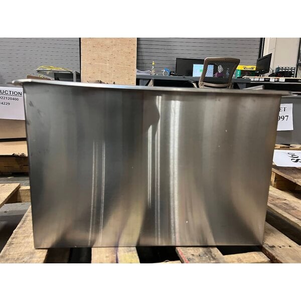 Scratch and Dent Krowne Royal Series D278 15" x 20" Stainless Steel Drop-In Ice Bin - 50 lb.