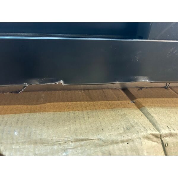 Scratch and Dent Perlick SDBS108 108" Black Sliding Door Back Bar Refrigerator