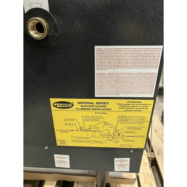 Scratch and Dent Hatco S-54 Imperial Booster Water Heater 54 kW - 16 Gallon, 208V, 3 Phase