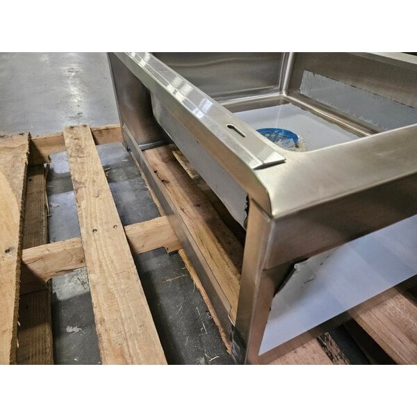 Scratch and Dent Advance Tabco 9-OP-20-EC 16" x 20" x 6" Stainless Steel Floor Mounted Mop Sink