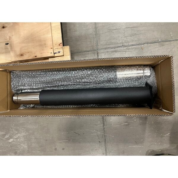 Scratch and Dent Cooking Performance Group FGC-100-N Single Deck Standard Depth Full Size Natural Gas Convection Oven with Legs - 54,000 BTU