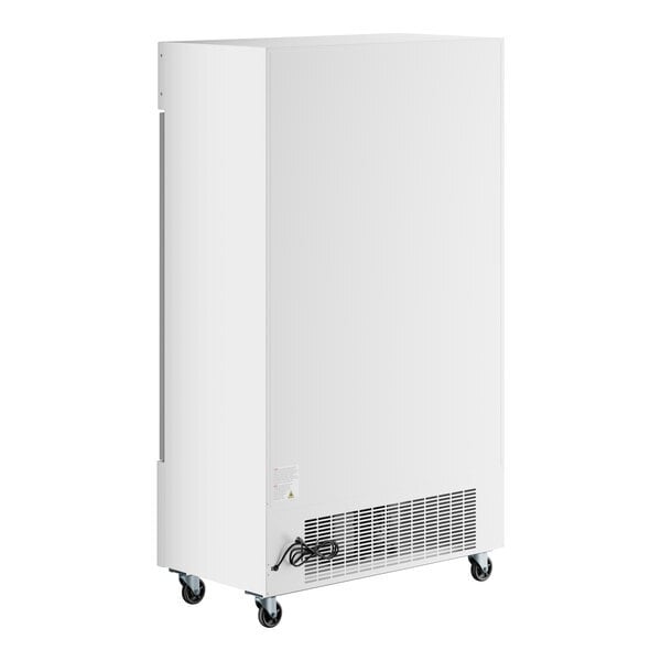 Scratch and Dent Avantco GDC-40-HC 48" White Customizable Swing Glass Door Merchandiser Refrigerator with LED Lighting