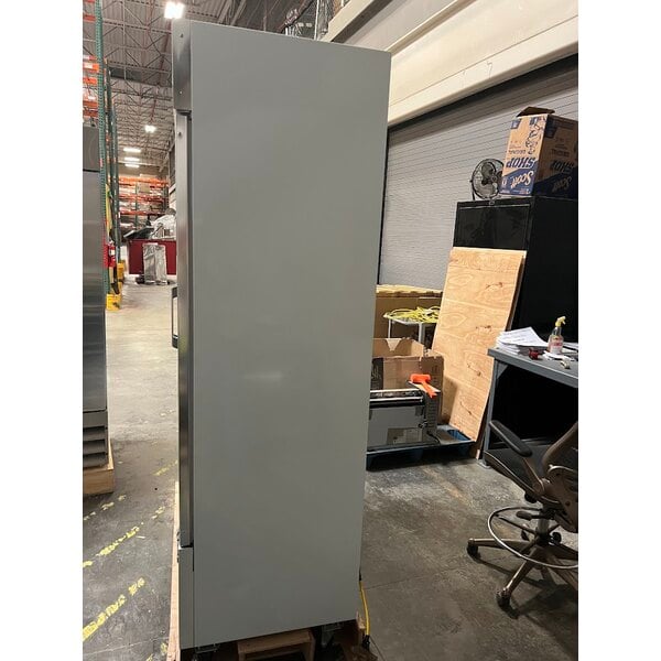 Scratch and Dent Avantco GDC-40-HC 48" White Customizable Swing Glass Door Merchandiser Refrigerator with LED Lighting