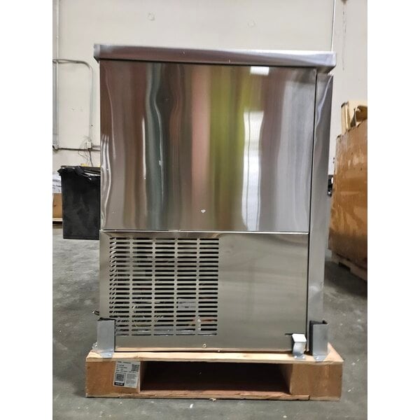 Scratch and Dent Avantco UBB-378-HC-S 79" Stainless Steel Counter Height Solid Door Back Bar Refrigerator with LED Lighting