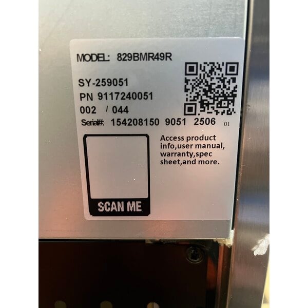 Scratch and Dent MainStreet Equipment BMR-49-R 54" Solid Door Reach-In Refrigerator