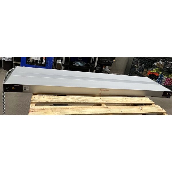 Scratch and Dent ServIt 60" Lighted Double Strip Warmer with Dual Toggle Controls - 120V, 2,400W