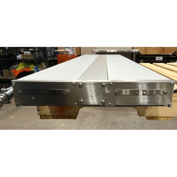 Scratch and Dent ServIt 60" Lighted Double Strip Warmer with Dual Toggle Controls - 120V, 2,400W