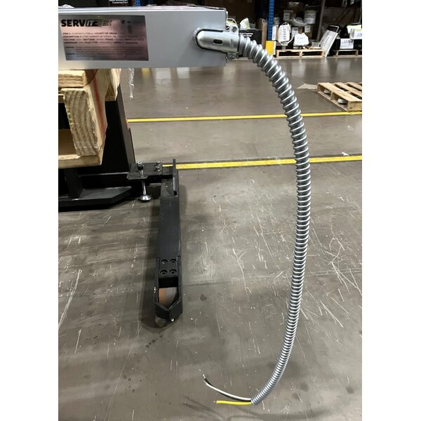 Scratch and Dent ServIt 60" Lighted Double Strip Warmer with Dual Toggle Controls - 120V, 2,400W