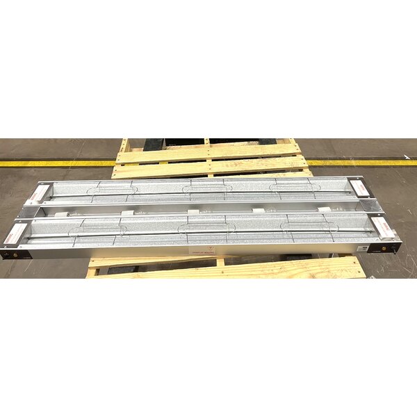 Scratch and Dent ServIt 60" Lighted Double Strip Warmer with Dual Toggle Controls - 120V, 2,400W