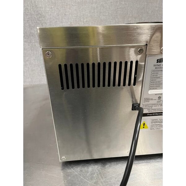 Scratch and Dent Summit Appliance STC12 12-Bottle Countertop Wine Cooler - 115V