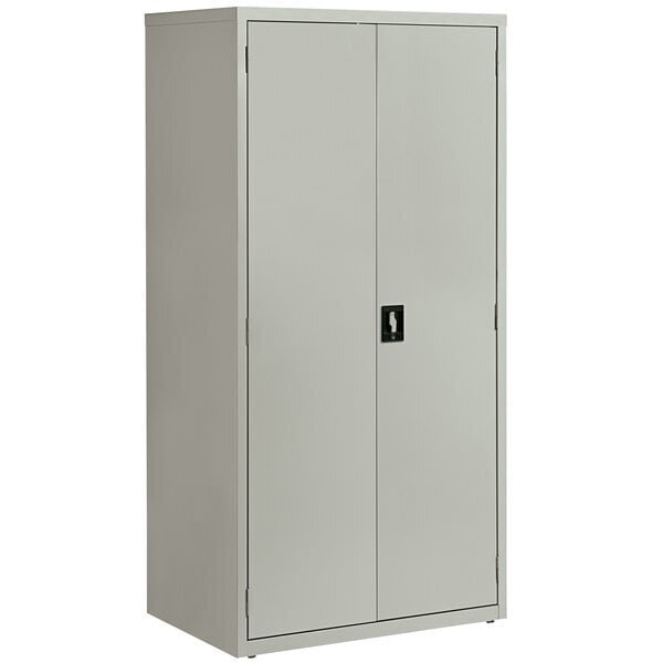 Scratch and Dent Hirsh 24" x 36" x 72" Light Gray Storage Cabinet with 4 Shelves - Assembled 22009