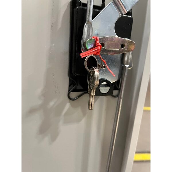 Scratch and Dent Hirsh 24" x 36" x 72" Light Gray Storage Cabinet with 4 Shelves - Assembled 22009