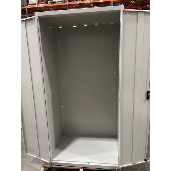 Scratch and Dent Hirsh 24" x 36" x 72" Light Gray Storage Cabinet with 4 Shelves - Assembled 22009
