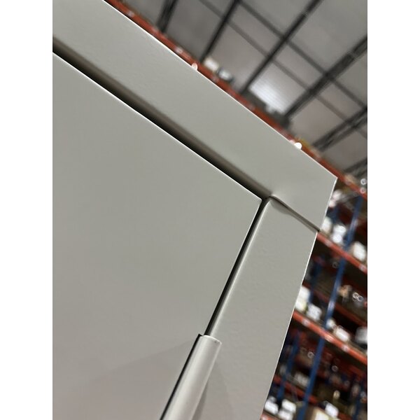 Scratch and Dent Hirsh 24" x 36" x 72" Light Gray Storage Cabinet with 4 Shelves - Assembled 22009