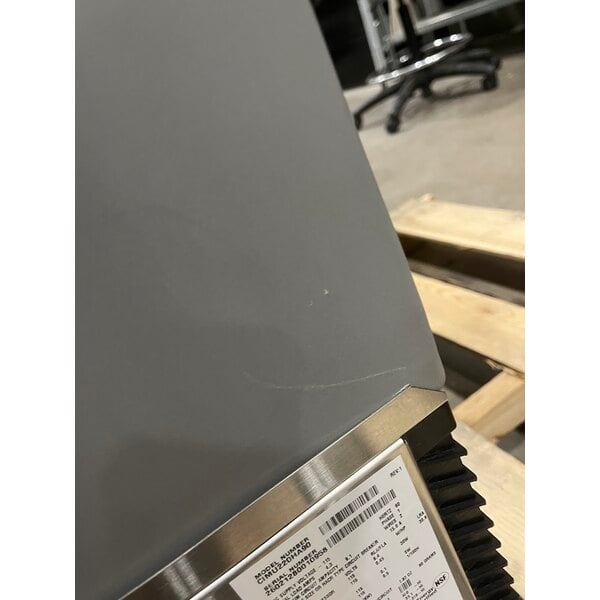 Scratch and Dent Ice-O-Matic CIMU220HA90 24 1/2" Air-Cooled Undercounter Half Dice Cube Ice Machine with 74 lb. Bin - 223 lb., 115V