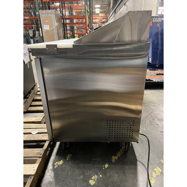 Scratch and Dent Avantco APT-71-HC 70" 3 Door Refrigerated Sandwich Prep Table