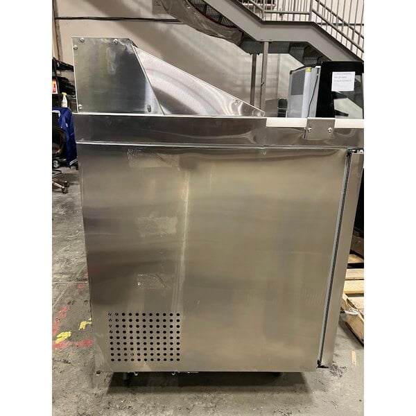 Scratch and Dent Avantco APT-71-HC 70" 3 Door Refrigerated Sandwich Prep Table